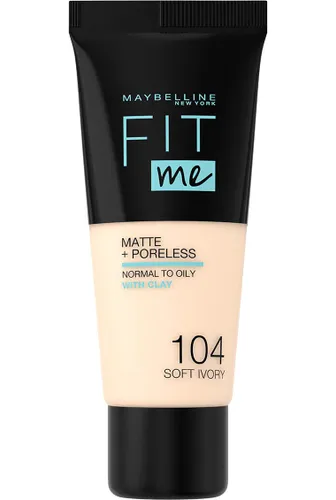 Maybelline - Fit Me! Matte & Poreless Make-Up 104 Soft Ivory