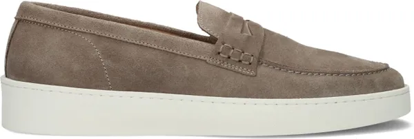 MAZZELTOV Heren Loafers Noah - Taupe