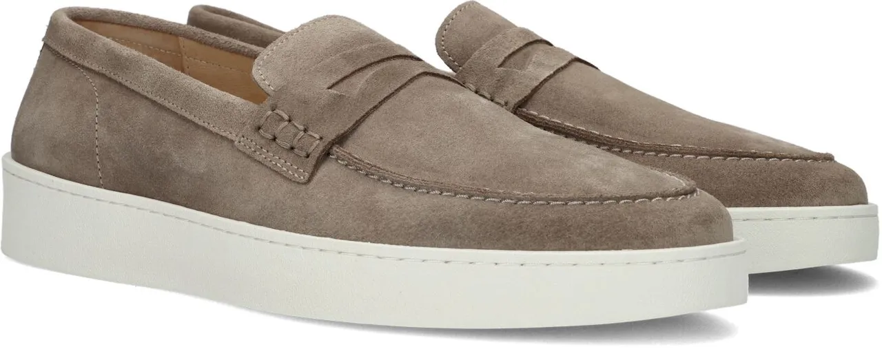 MAZZELTOV Heren Loafers Noah - Taupe