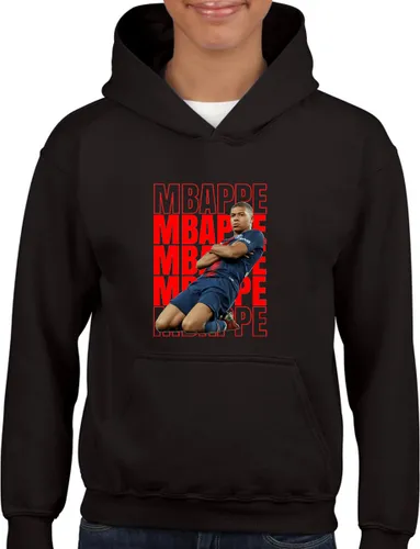Mbappe - Kinder hoodie - Zwart