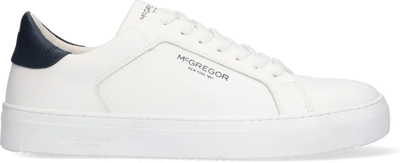 McGregor - Heren Sneakers Hamilton Wit/Navy - Wit