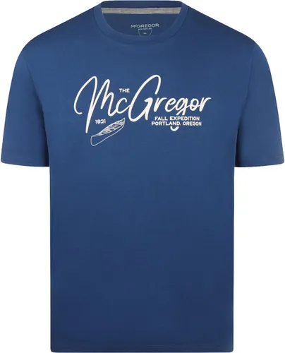 McGregor T-shirt T Shirt Expedition Mm232 1101 03 2101 Marine Mannen