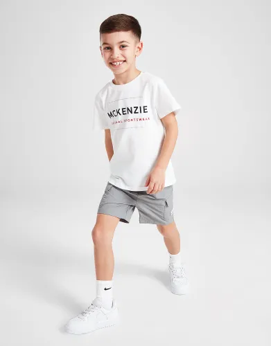 McKenzie Carbon Woven T-Shirt/Shorts Set Children, White