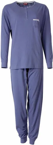 Medaillon Dames Pyjama - Katoen - Blauw