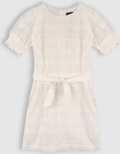 Meisjes jurk embroidery - Mooky - Sneeuw wit