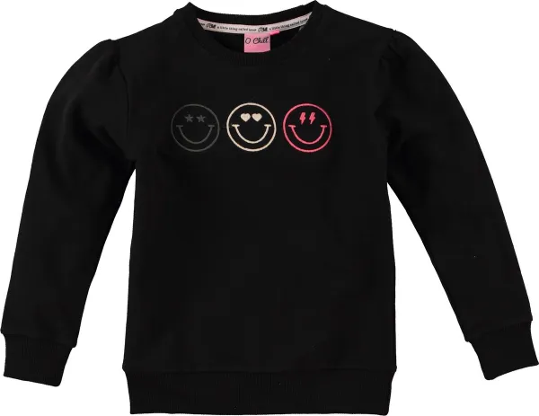 Meisjes sweater - Kalila - Zwart