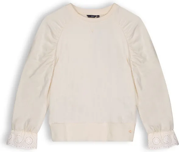 Meisjes sweater raglan - Kim - Pearled ivory