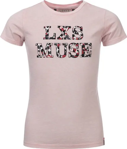 Meisjes t-shirt - Bleek roze