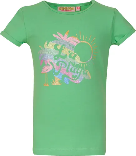 Meisjes t-shirt - Morgana-SG-02-D - Licht groen