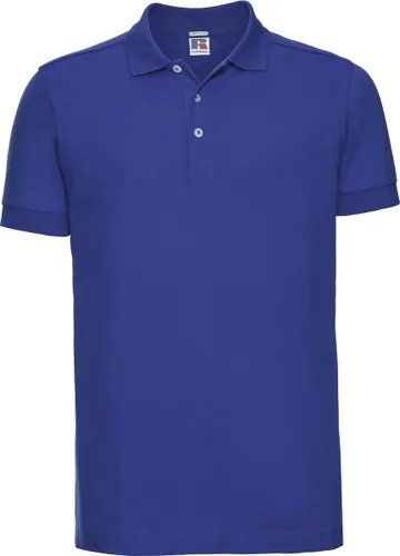 Men's Stretch Poloshirt 'Russell' Azure Blue - M