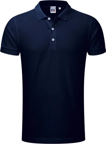 Men's Stretch Poloshirt 'Russell' French Navy - S