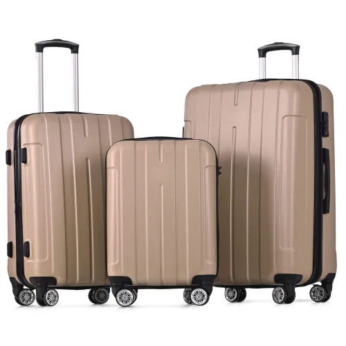 Merax Carry-On-kofferset met TSA-slot en universeel wiel
