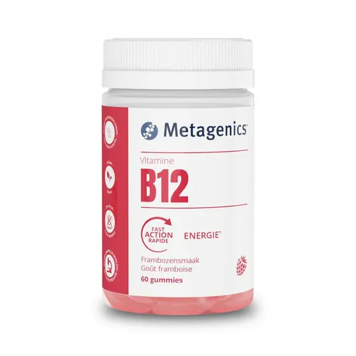 Metagenics Vitamine B12 500mcg Frambozensmaak 60 Gummies