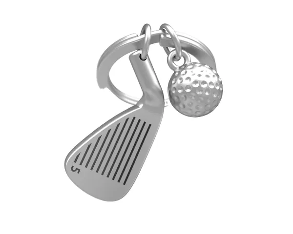 Metalmorphose MTM929-01 sleutelhanger met golfbal