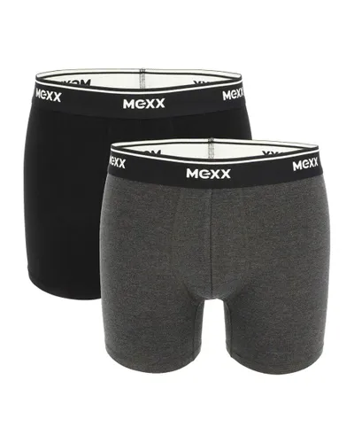 MEXX Boxershorts 2-pack Black/Anthracite Melange