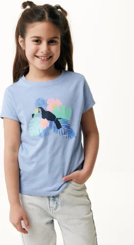 Mexx T-shirt Short Sleeve With Artwork Meisjes - Lichtblauw