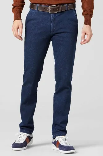 Meyer Modern Fit Jeans blauw, Effen