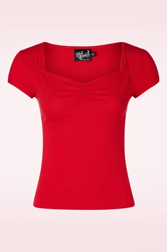 Mia top in rood