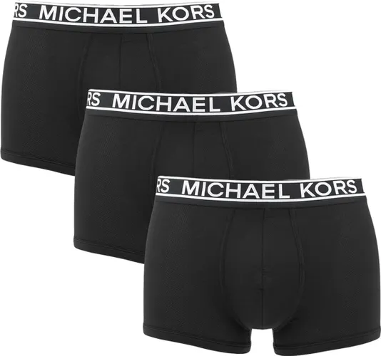 Michael Kors 3P microfiber boxer trunks zwart - L