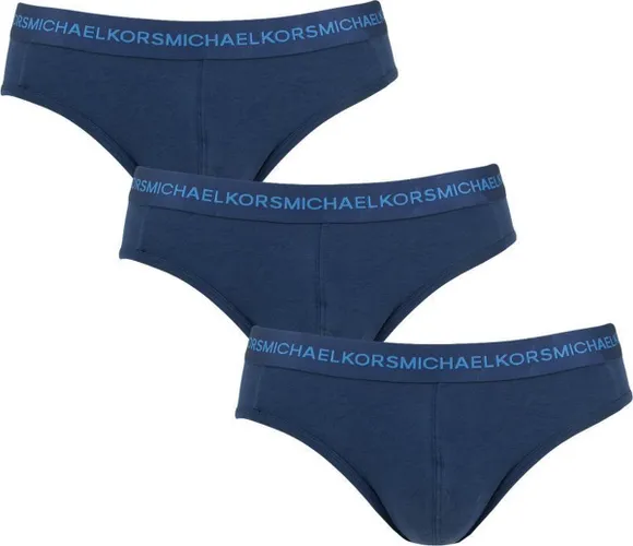 Michael Kors 3P supima slips basic blauw - M