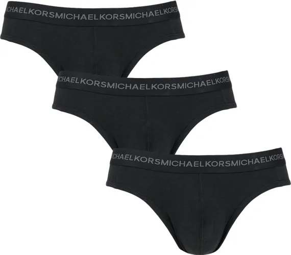 Michael Kors 3P supima slips basic zwart - M