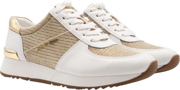 Michael Kors Allie Trainer Dames Sneaker White/Gold