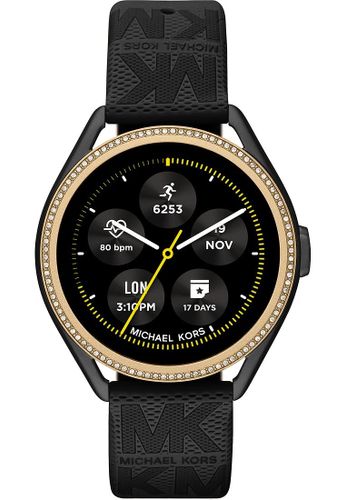 Michael Kors Gen 5E MKGO-smartwatch - Zwart Rubber