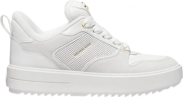 Michael Kors Rumi Lace Up Dames Sneakers - Optic White