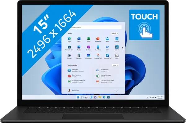 Microsoft Surface Laptop 5 15" i7/16GB/512GB BLACK Azerty