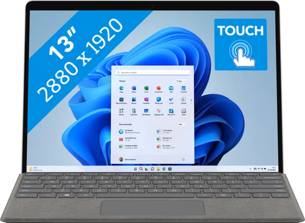 Microsoft Surface Pro 9 13" - Intel Core i5 - 16GB RAM/256GB SSD - PLATINUM