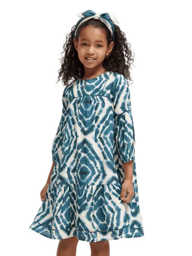 Midi-jurk met print - Maat 4 - Multicolor - Meisje - Jurk - Scotch & Soda