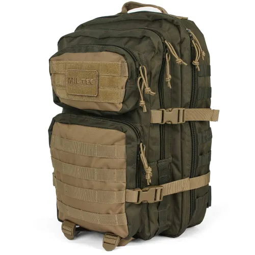 Mil-Tec Miltec US Assault Pack Grand Ranger Green/Coyo a