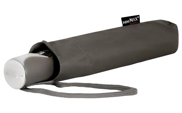 Minimax, Open & Close Paraplu Glasvezel (Grijs)