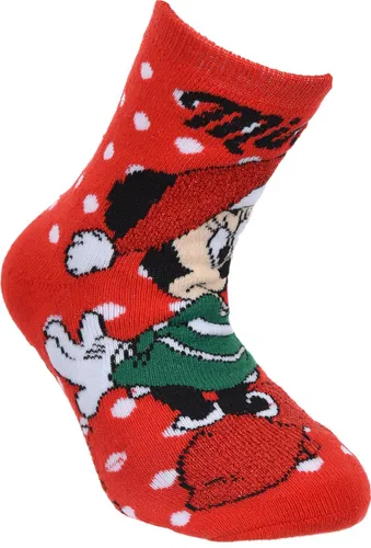 Minnie Mouse - antislipsokken minnie mouse - kerst - rood