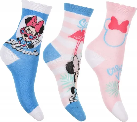Minnie Mouse - sokken Minnie Mouse - 3 paar