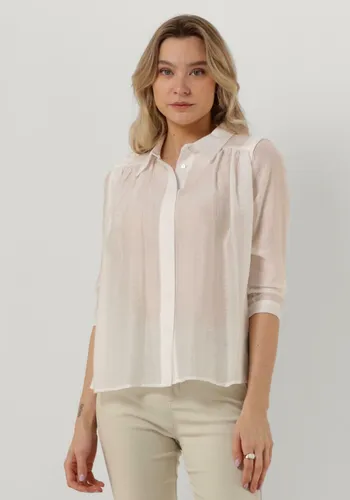 MINUS Dames Blouses Aneda 3/4 Sleeve Shirt - Gebroken Wit
