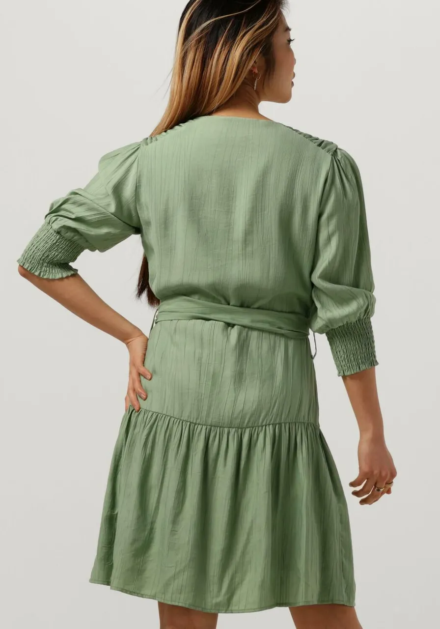 MINUS Dames Kleedjes Salmia Short Dress 3/4 - Groen