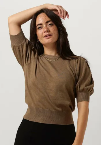 MINUS Dames Tops & T-shirts Liva Knit Tee - Taupe