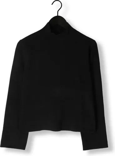 Minus Lupi High Neck Knit Pullover Truien & vesten Dames - Sweater - Hoodie - Vest- Zwart