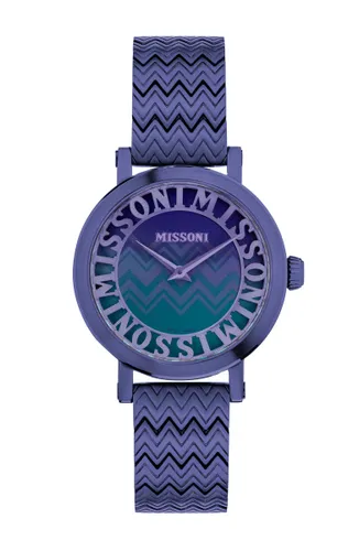 Missoni Melrose MWCY00723 Horloge - Staal - Paars - Ø 36 mm