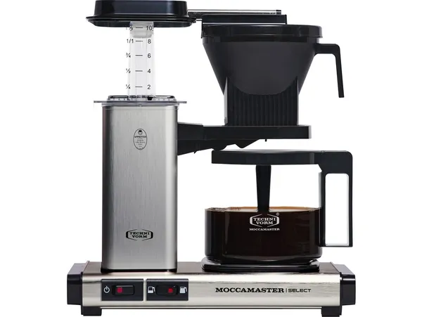 Moccamaster KBG Select Brushed | Filterkoffiezetapparaten | Keuken&Koken - Koffie&Ontbijt | 8712072539792