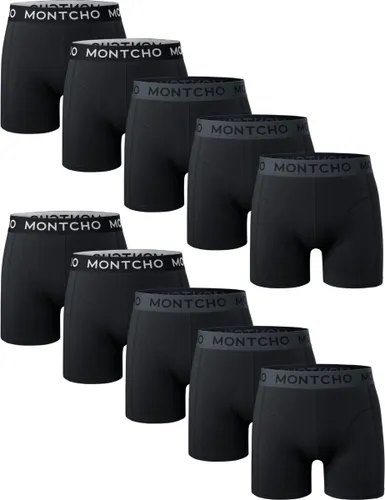 MONTCHO - Dazzle Series - Boxershort Heren - Onderbroeken heren - Boxershorts - Heren ondergoed - 10 Pack - Premium Mix Boxershorts - Midnight Core