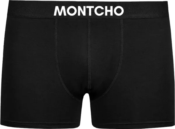 MONTCHO - Essence Series - Boxershort Heren - Onderbroeken heren - Boxershorts - Heren ondergoed - 1 Pack - Zwart - Heren