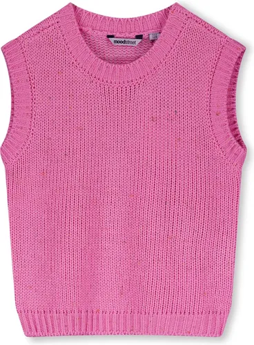 Moodstreet Knitted Spencer Truien & Vesten Meisjes - Sweater - Hoodie - Vest- Roze
