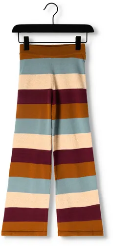MOODSTREET Meisjes Broeken Fine Knitted Stripes Pants - Groen