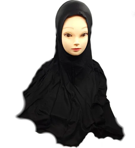 Mooie Zwarte hoofddoek, instat hijab, hoofddeksel, hijab