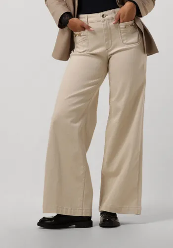 MOS MOSH Dames Jeans Colette Shimmer Pants - Beige