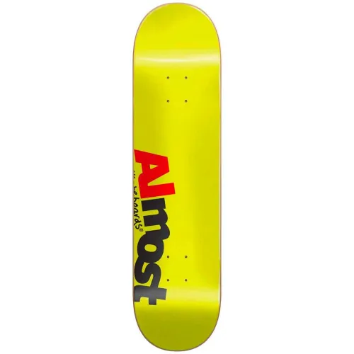 Most HYB Yellow 8.5" Skateboard Deck - 8.5"