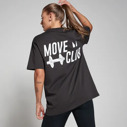 MP Oversized Move Club T-shirt - Verwassen zwart - S-M