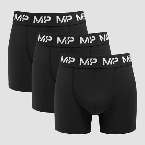 MP Technical boxershorts voor heren (3 stuks) - Zwart - XS